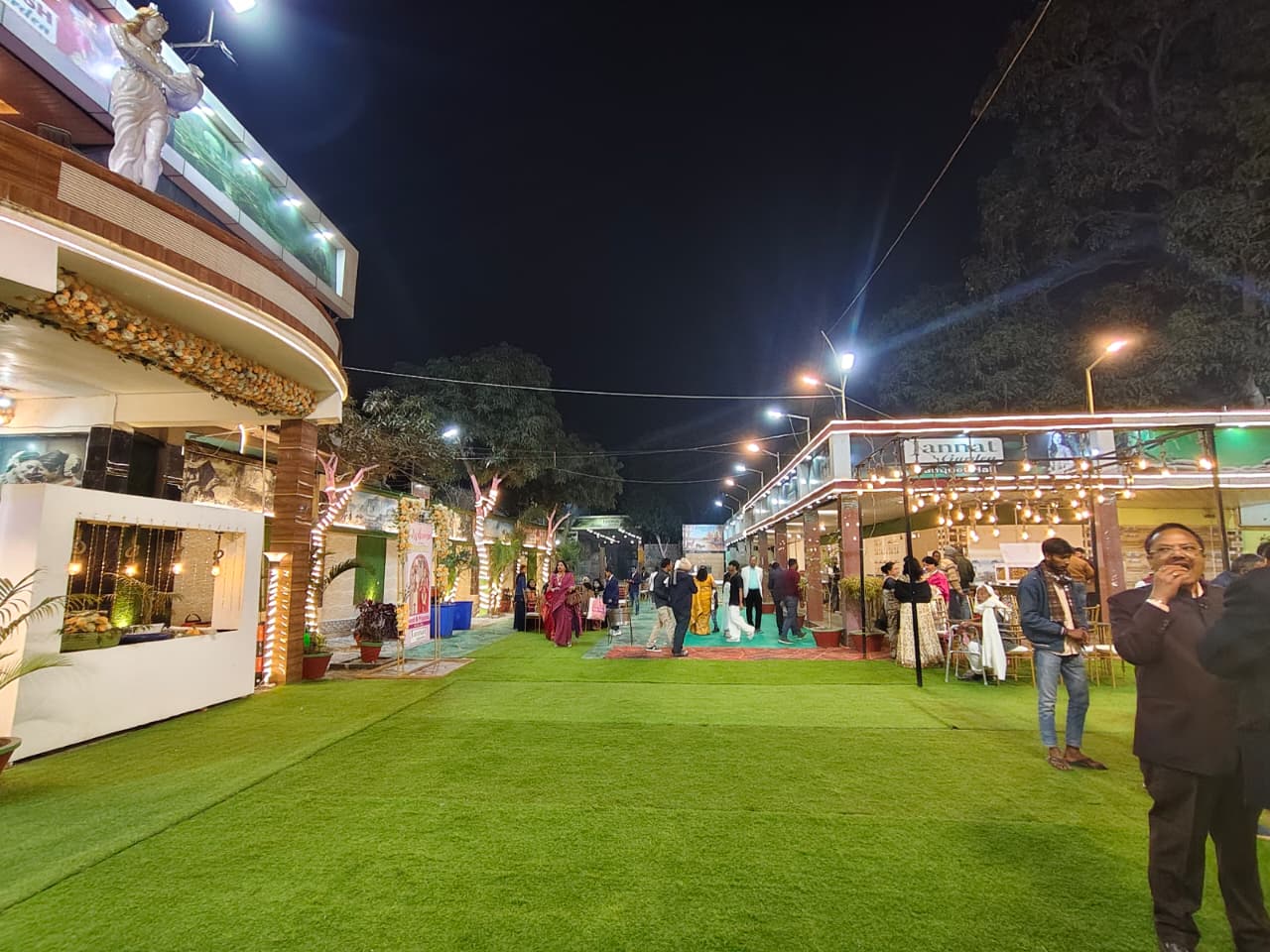 River Facing Venue Night