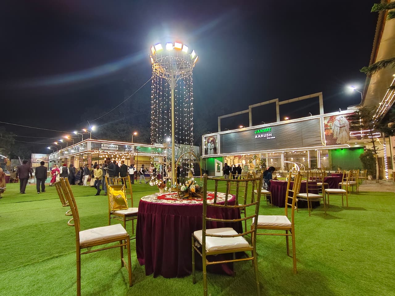 River Facing Venue Night